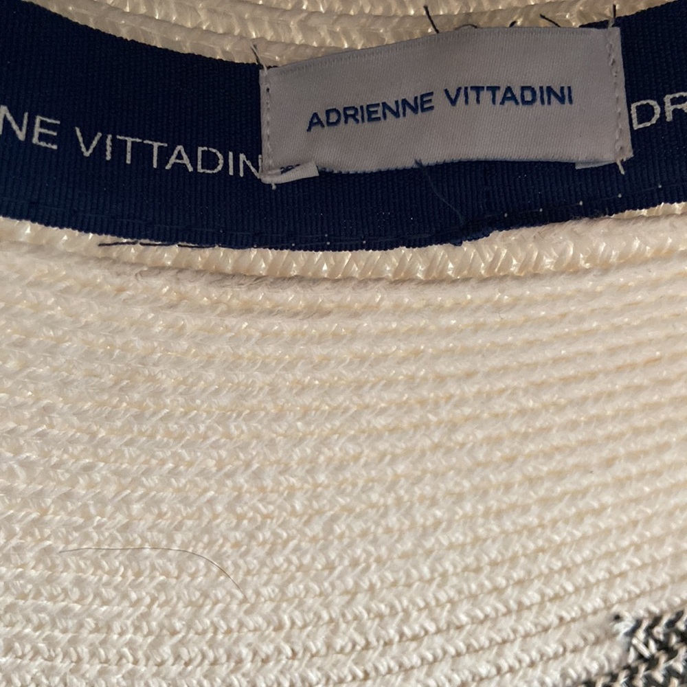 Adrienne Vittadini Black and Ivory Hat - Picture 9 of 13